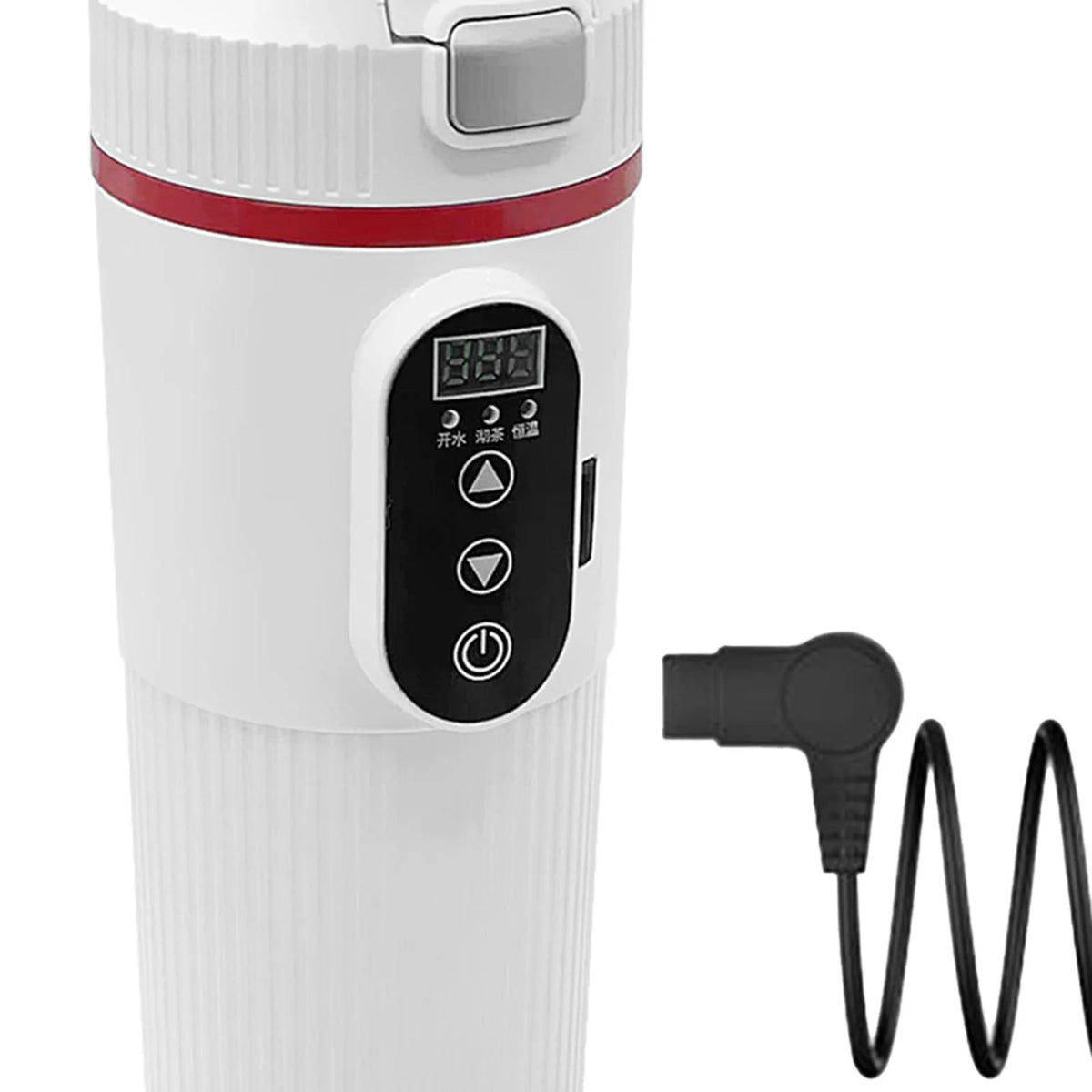 12V 24V Car Electric Water Kettle Tea Coffee Kettle DC Powered Fast Heating 22x7cm Water Boiler Heater Portable J90080