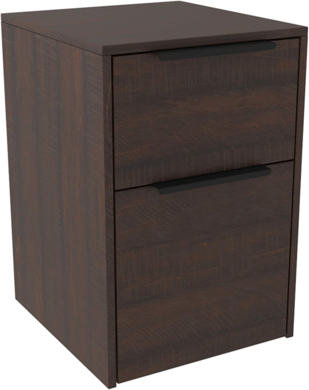Whitewash Brown 2 Drawer Filing Cabinet K663730