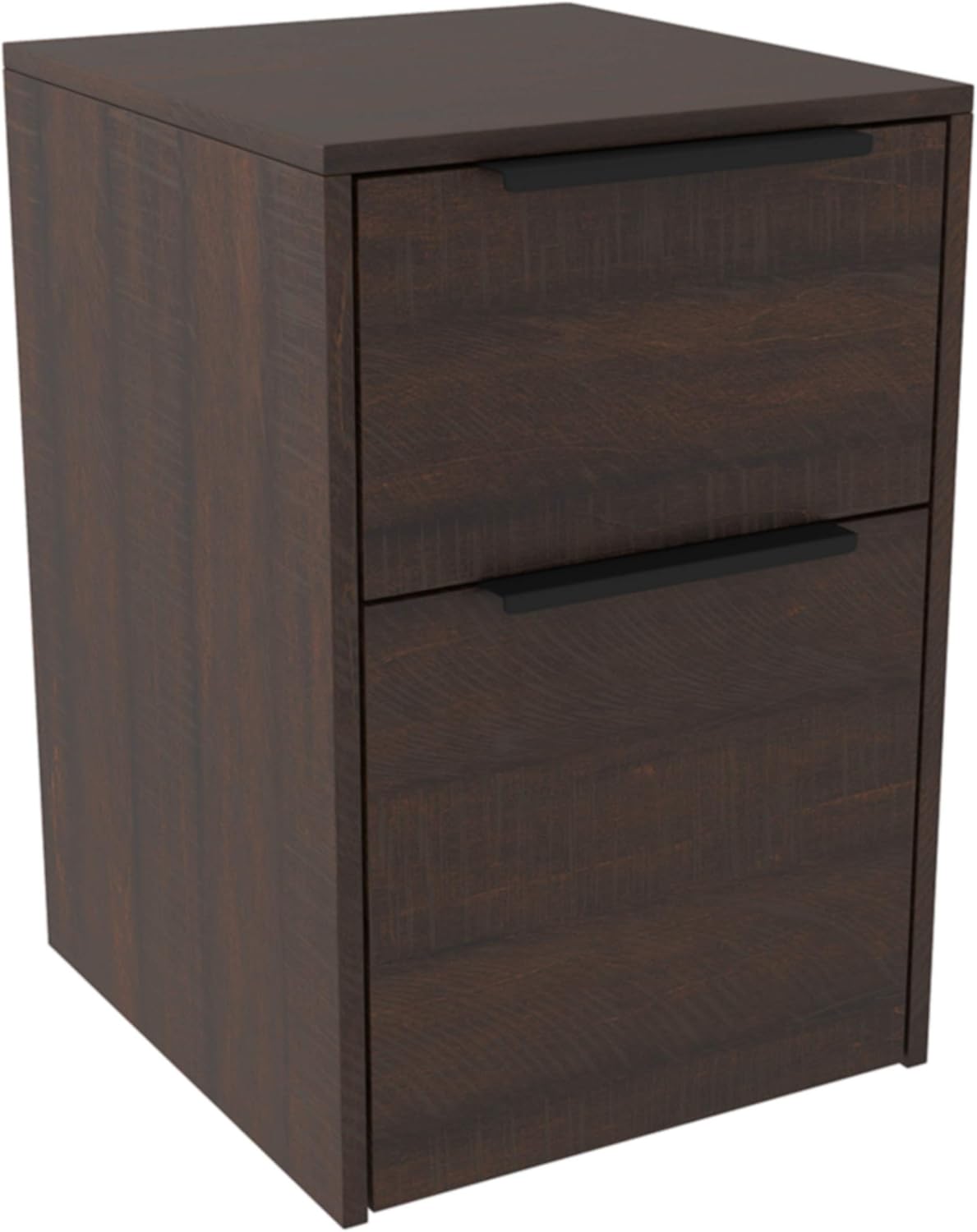 Whitewash Brown 2 Drawer Filing Cabinet K663730