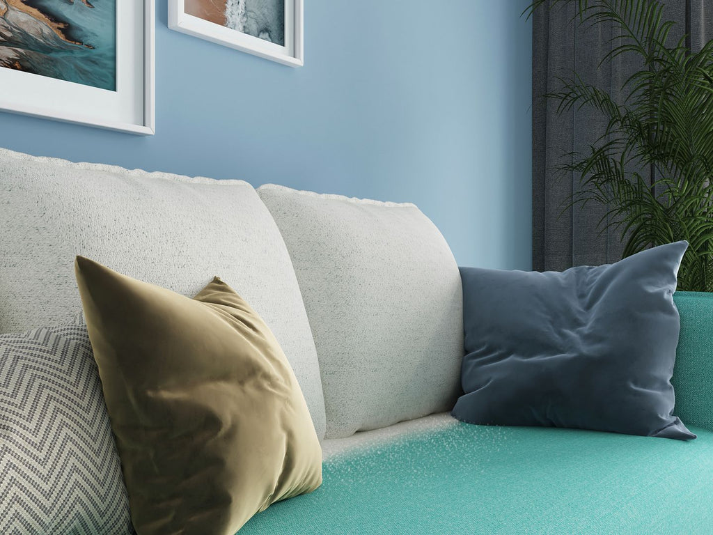 Transitional Futon Sofa with Metal Legs D4137