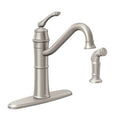 High-Arc Kitchen Faucet with Side Spray Y716