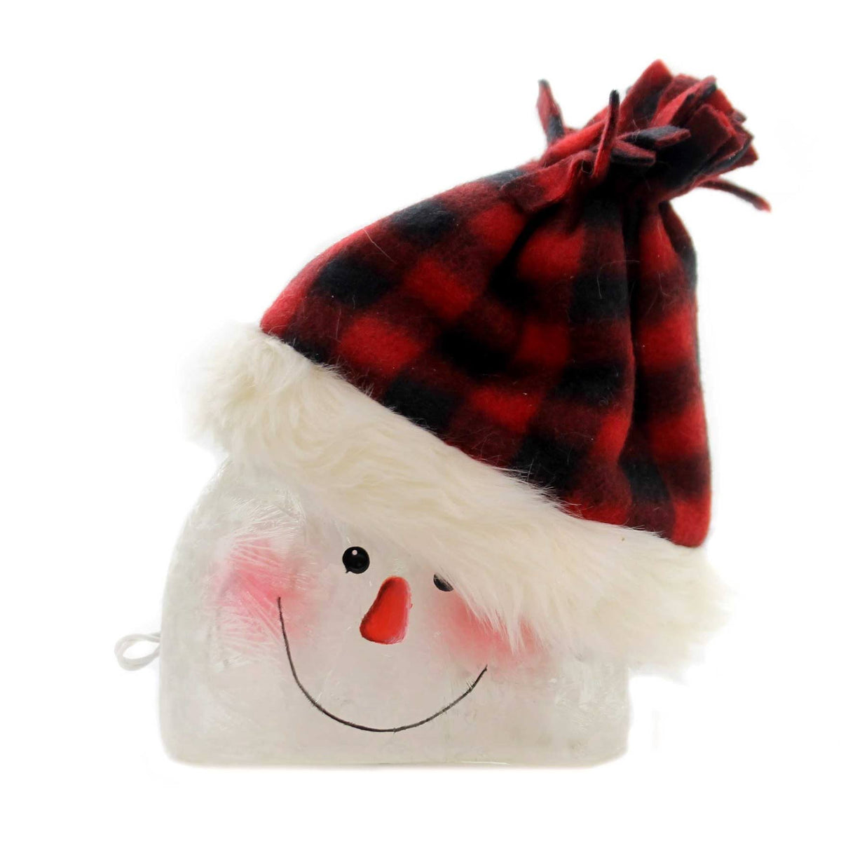 Lighted Snowman with Cap Glass T713671