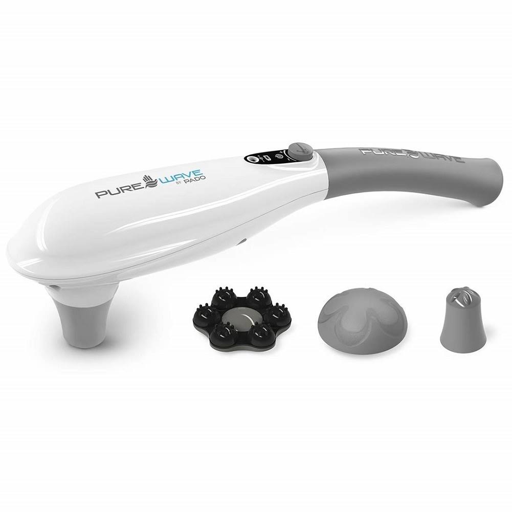 White Handheld Percussion Massager C356144