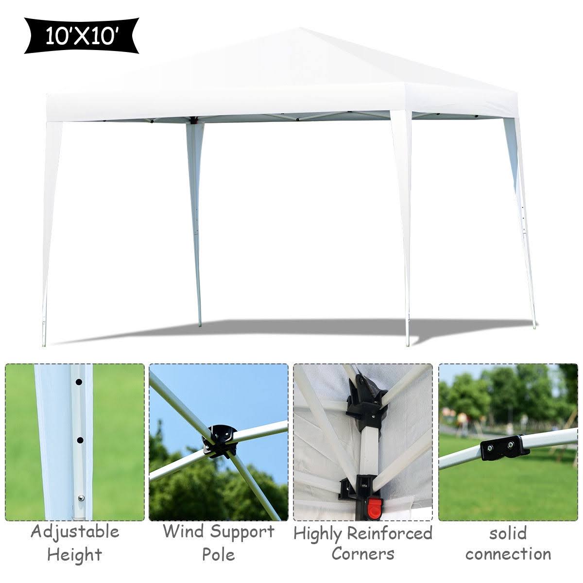 White Outdoor Gazebo Canopy Tent I6816