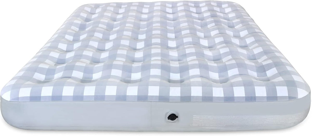 Queen Air Mattress with Flocked Top Waterproof Cover Repair Kit G3146