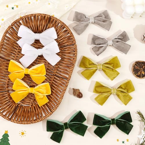 Velvet Hair Clips and Barrettes 20pcs K295
