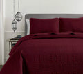 3-Piece Oversized Bedspread Coverlet Set E8634