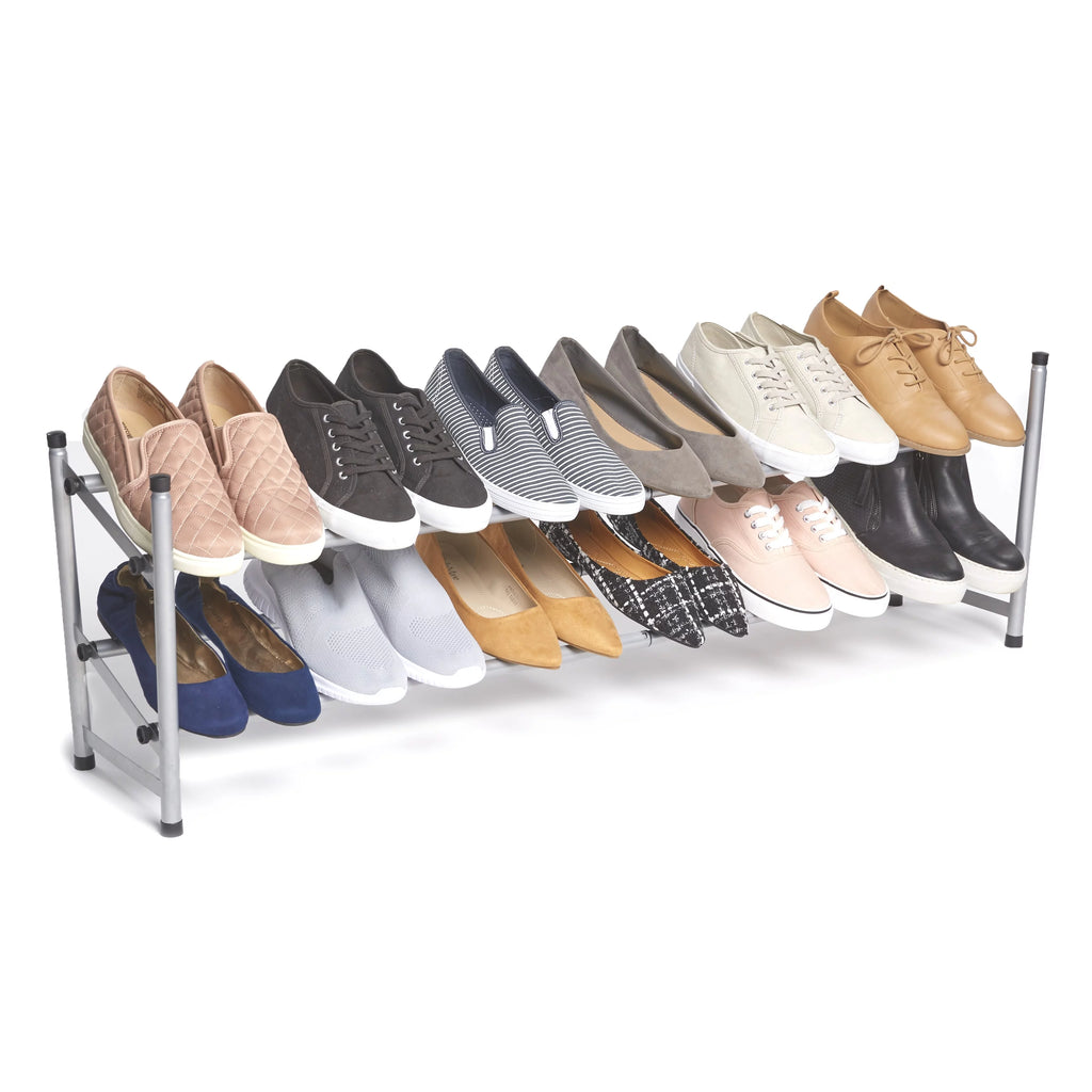 2-Tier Expandable Floor Shoe Rack A295919