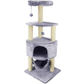 Cat Tree with Scratching Post and Hanging Bed Y936