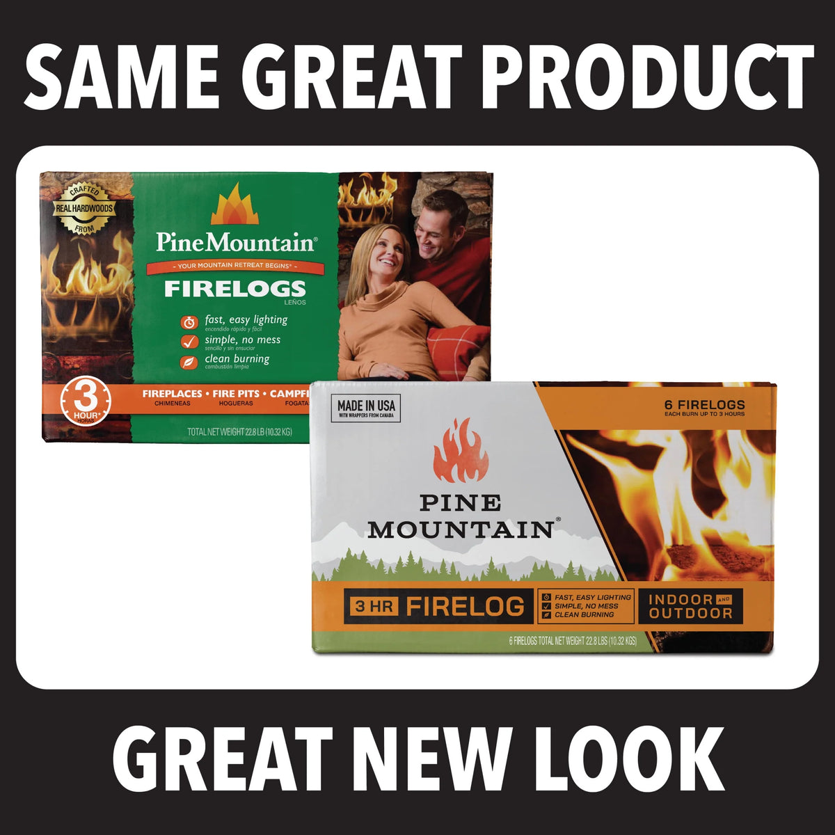 Long Burning Fire Log 6 Pack U742