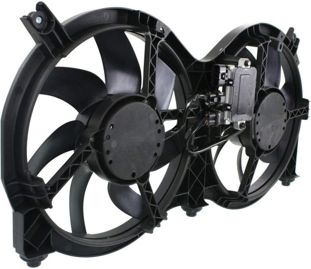 A/C Condenser Fan Assembly with Fan Control Module V683