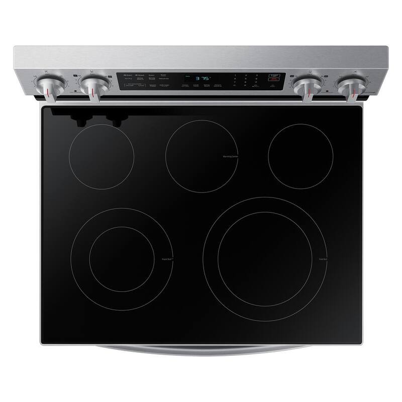 6.3 cu. ft. Convection Electric Range with AirFry in Stainless Steel T985