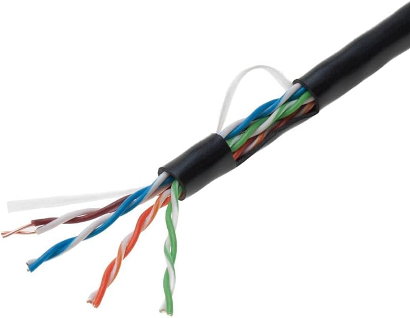 Cat5e Bulk Network Cable UTP Gray 24AWG Pack of 2 I7883