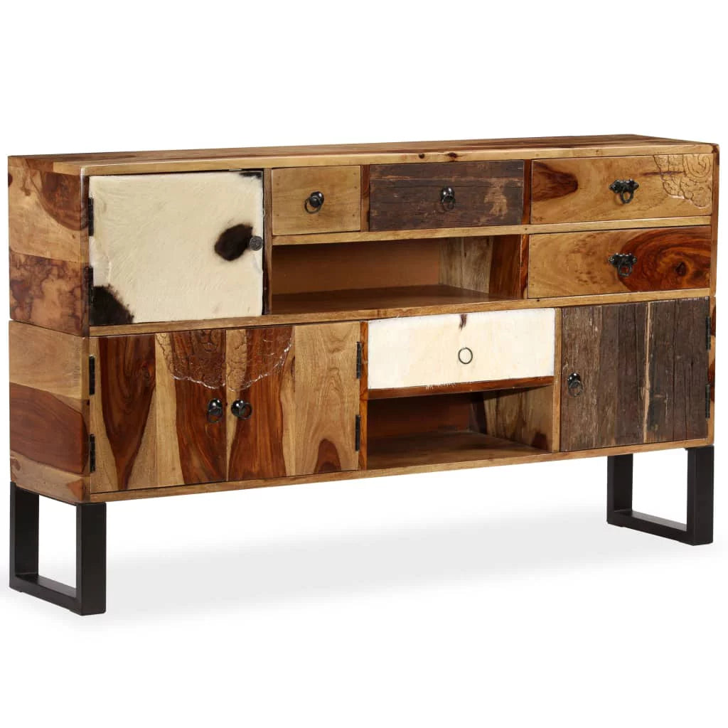 Solid Sheesham Wood Sideboard N395