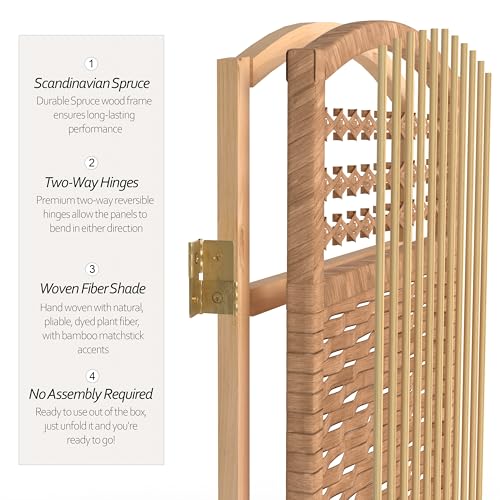 White 3 Panels Folding Screen J8126