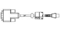 RS-232 Mini USB Serial Cable T5848