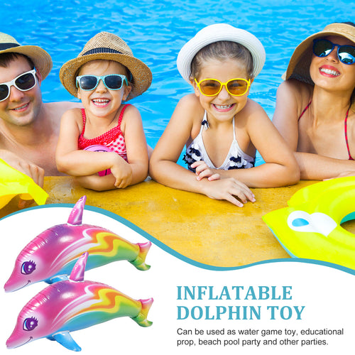 2 Pcs Inflatable Pvc Dolphin Toy C617