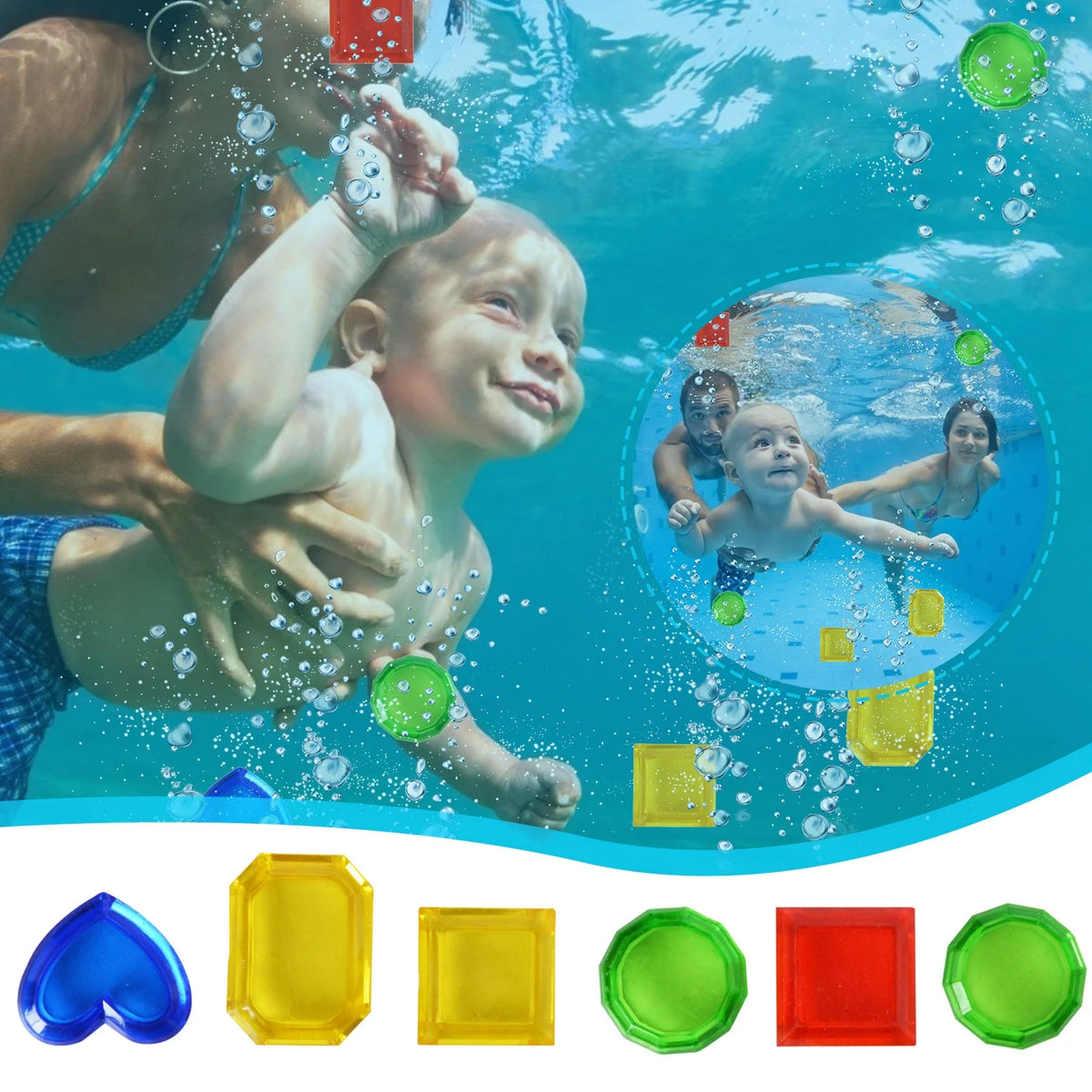 Colorful Diving Pool Sink Ring Toy Z7522