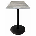 Black Indoor/Outdoor Square Table G1379