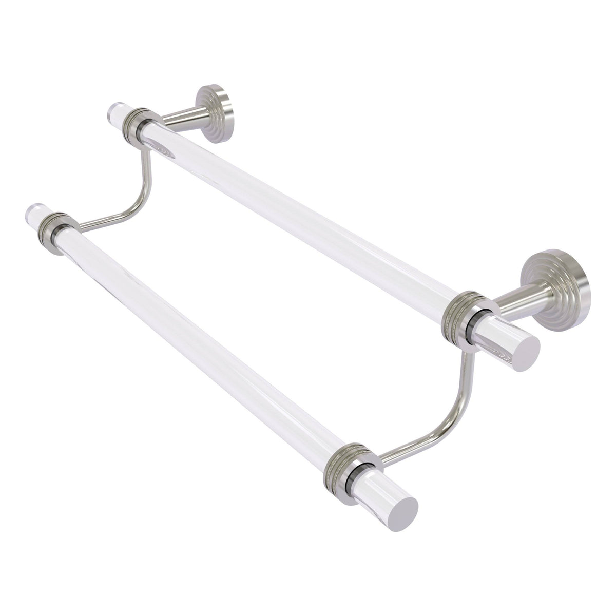 Satin Nickel Double Towel Bar A2983