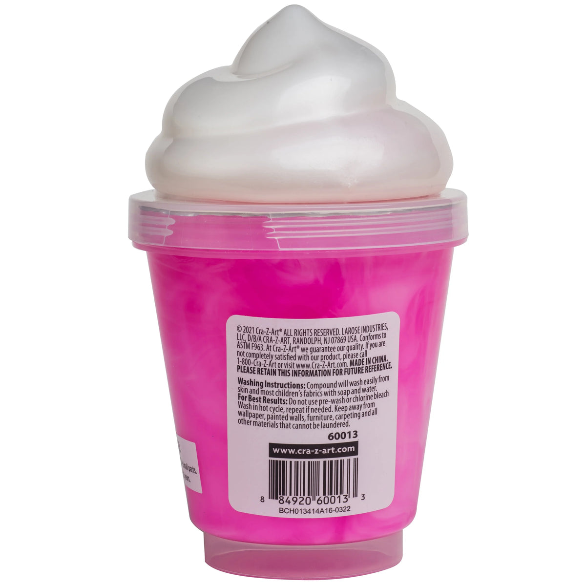 Strawberry Pink Smoothie Swirl Slime Jar C69225