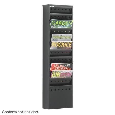 11-Pocket Steel Magazine Rack Q689477