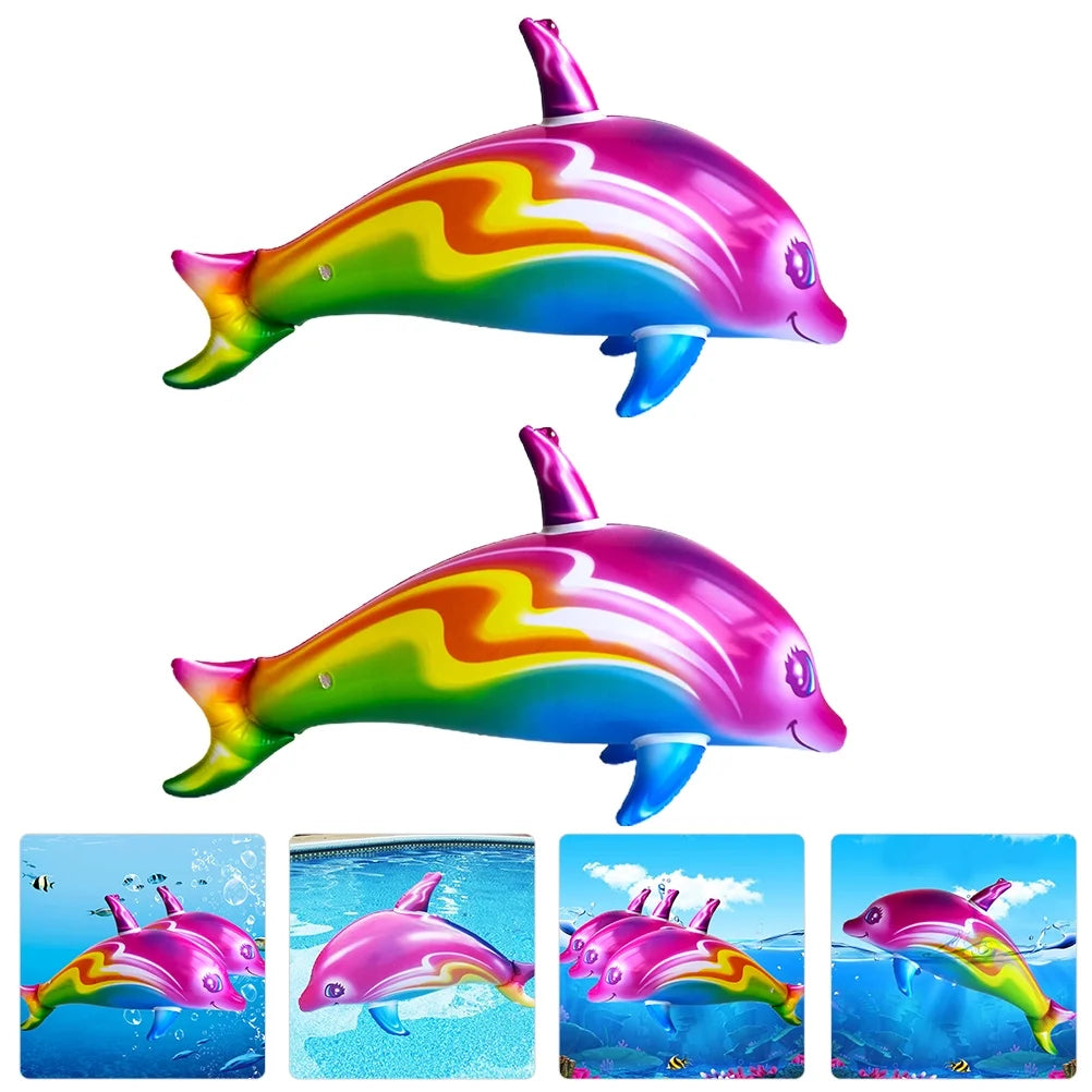 2pcs Inflatable Dolphin Toys D81844