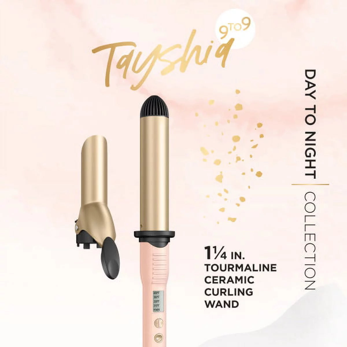 1.25" Tourmaline Ceramic Hair Curling Iron N8544