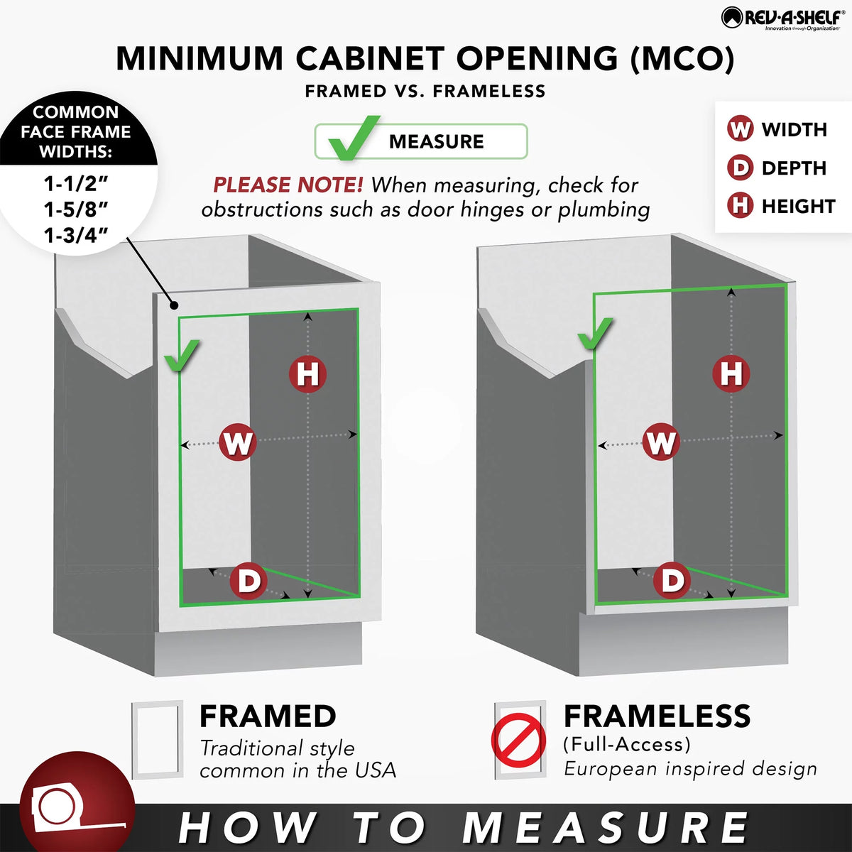 6 In Wood Wall Filler Cabinet Organizer L909788
