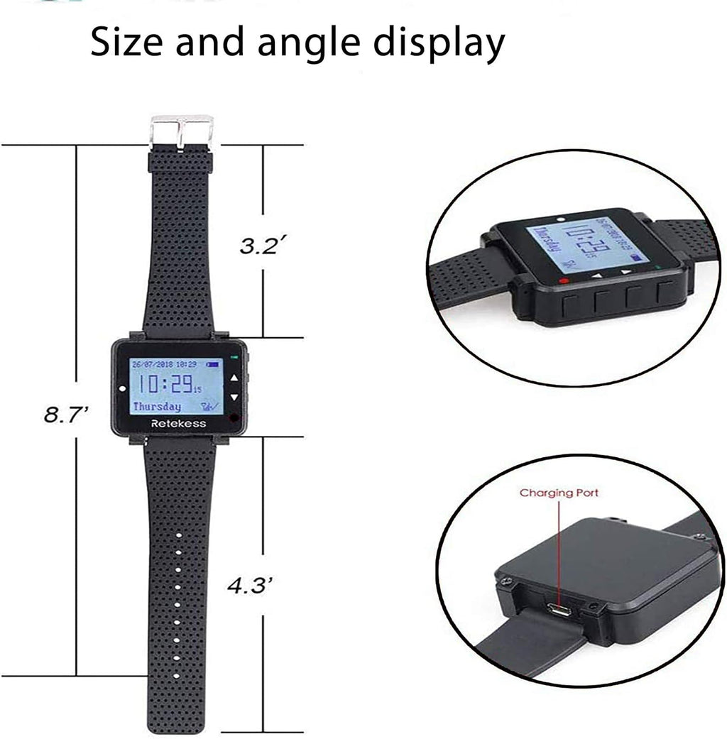 Wireless Caregiver Pager with 2 SOS Call Buttons L4040