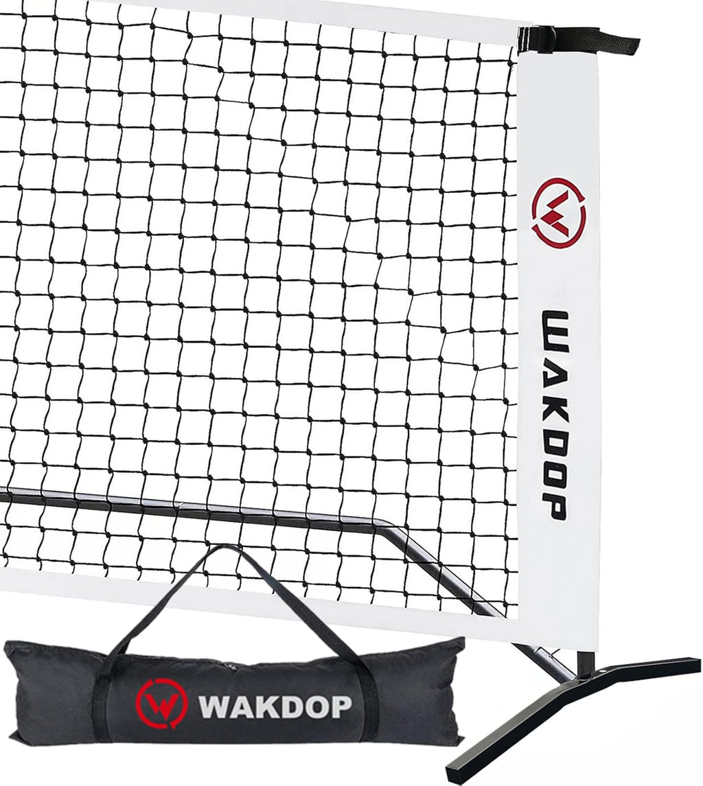 Portable Pickleball Net System, 22 FT Regulation Size, Metal Frame and PE Net in Carry Bag Z858