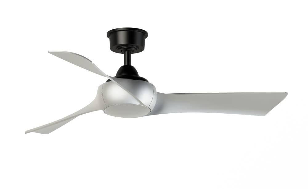 Black / Nickel Ceiling Fan with Brushed Nickel Blades K6474