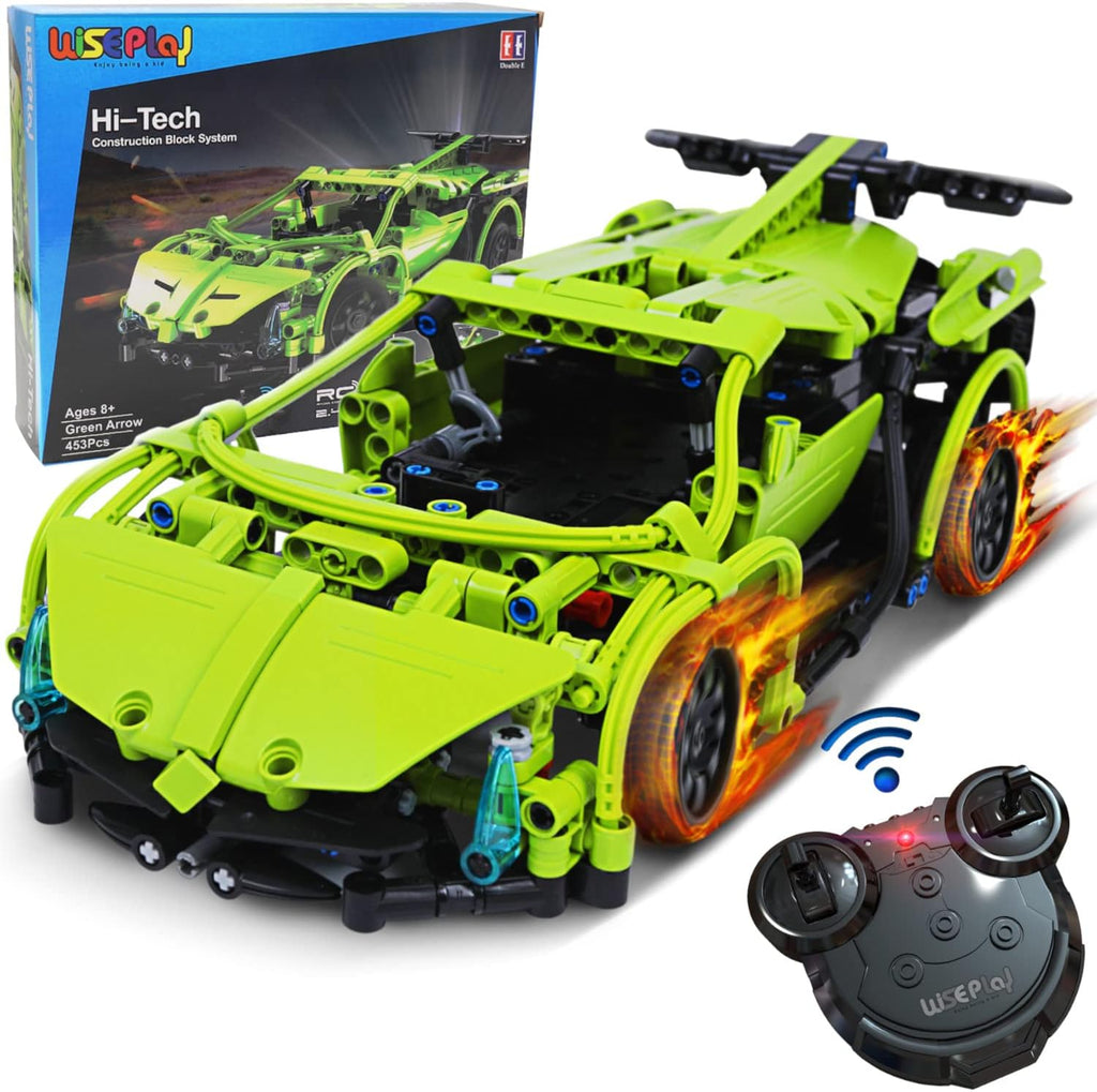 Build Your Own RC Car Kit, 453pc Stem Building Sets A2575