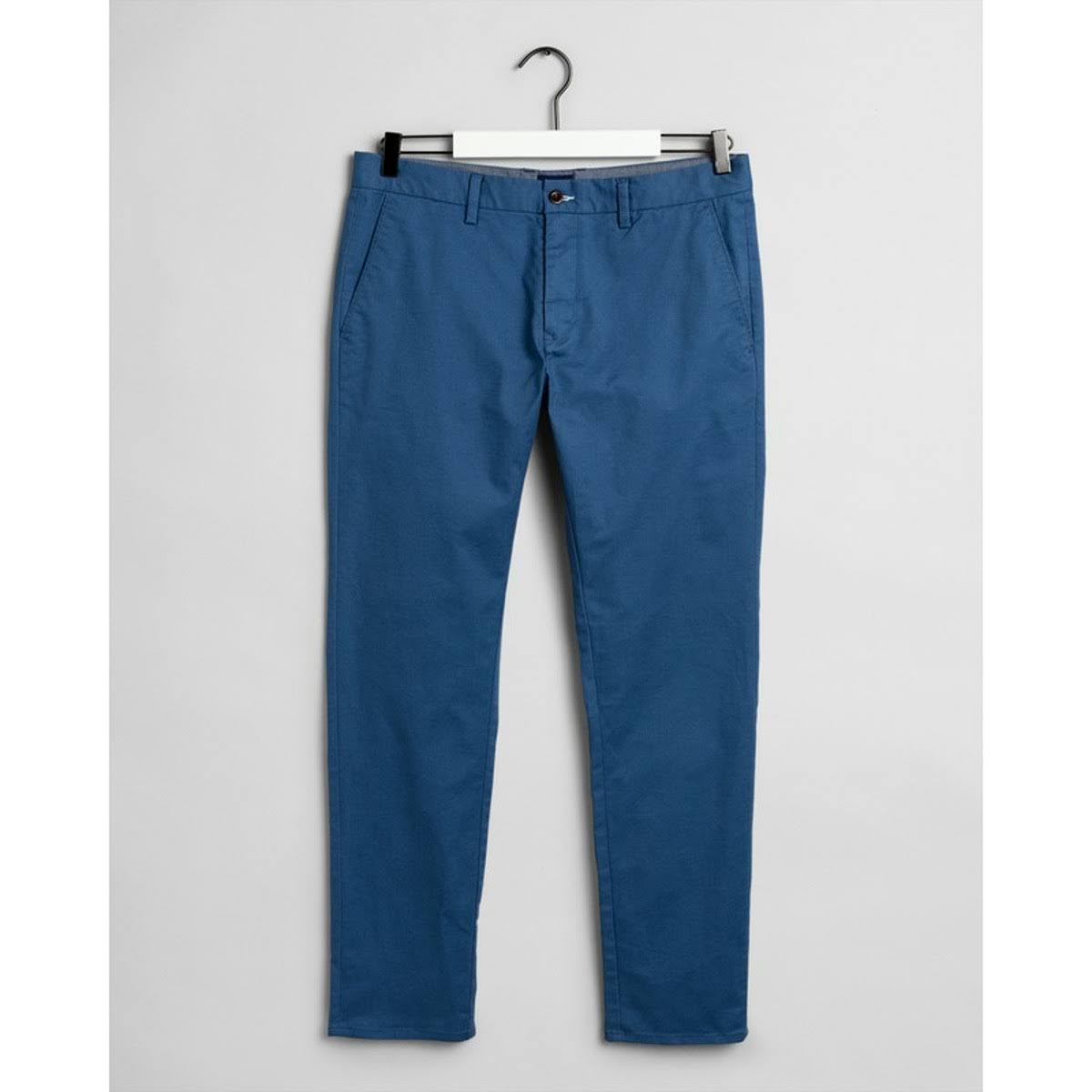 Blue Cotton Chinos W245914