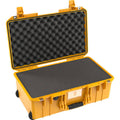 Yellow Wheeled Carry-On Hard Case with Foam Insert I624