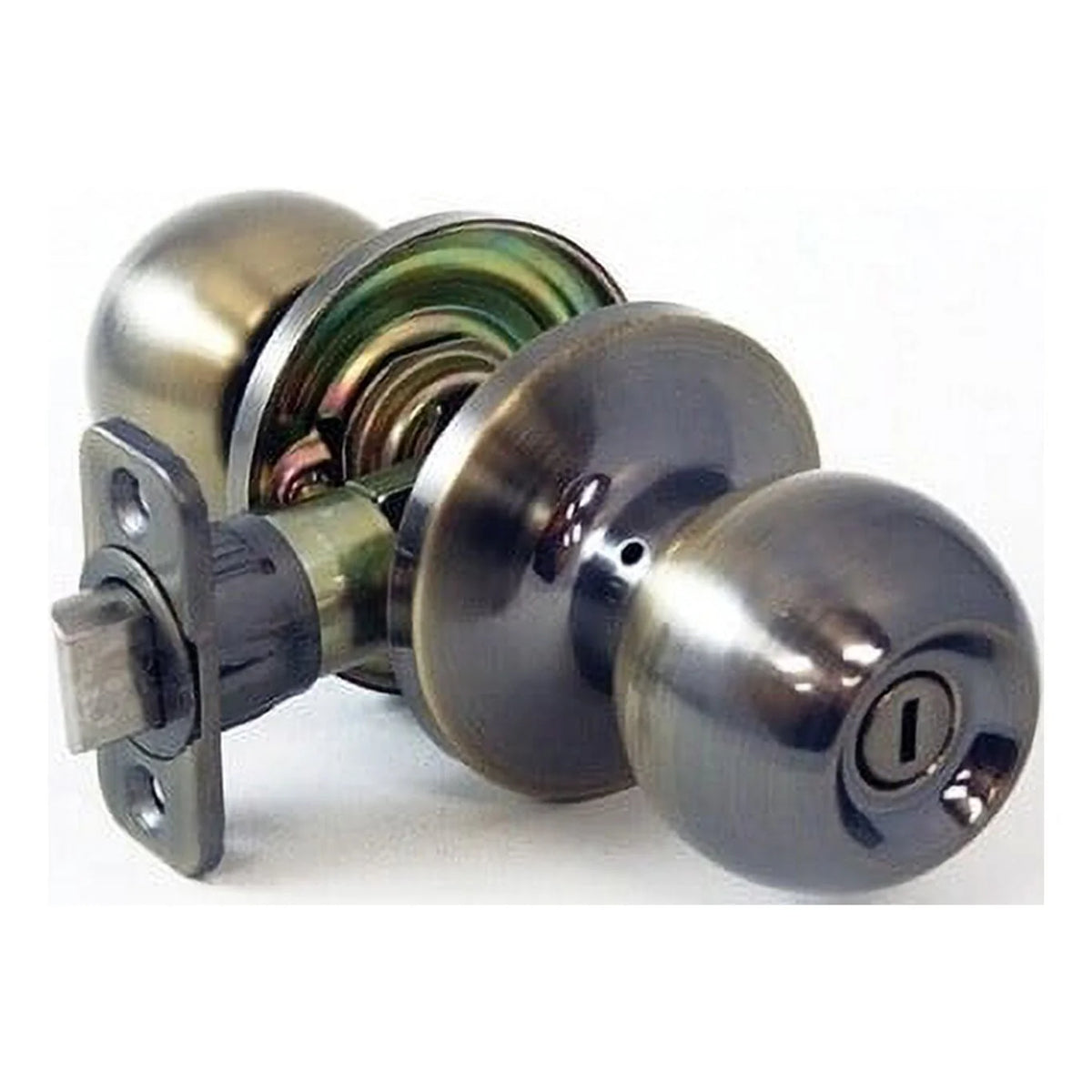Polished Brass Privacy Locking Door Knob M8197