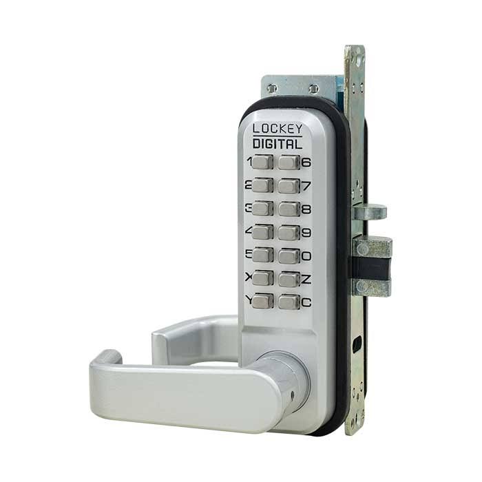 Mechanical Keyless Narrow Stile Lever Handle Lock J993