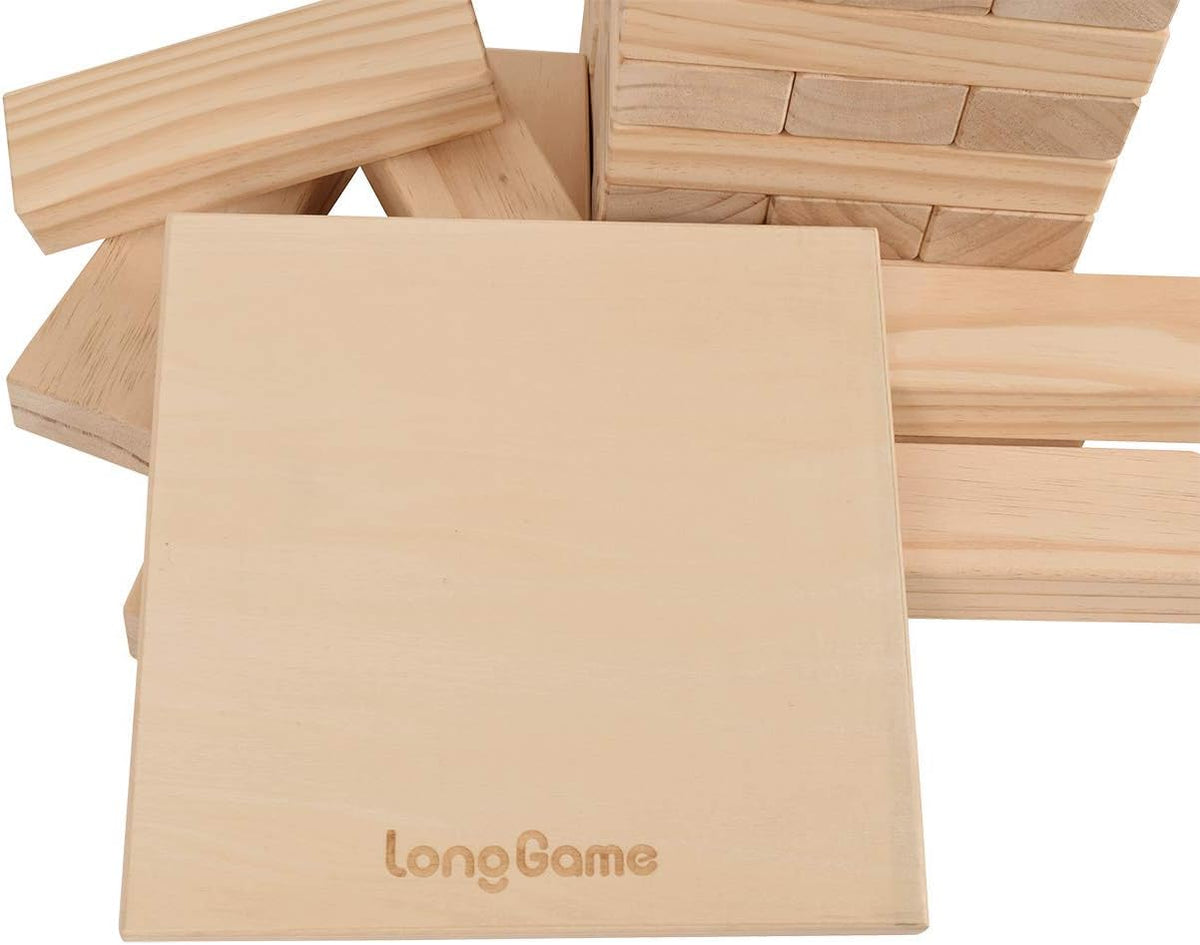 Jumbo Wood Stacking Lawn Game with Carry Bag B855