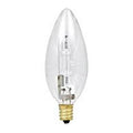 Clear Halogen Candelabra Base 25 Watt 2 Pack T30706