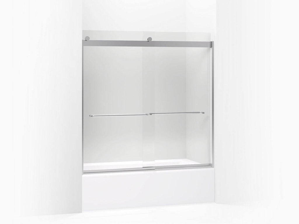 Sliding Bath Door with Crystal Clear Glass T85001