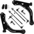 Front Lower Control Arms Ball Joint Tie Rods Sway Bars 10pc Set W45540