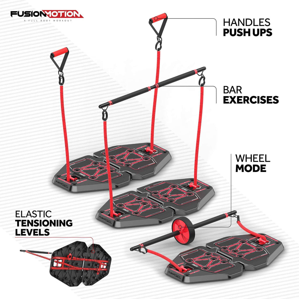Portable Gym with 8 Accessories F3654