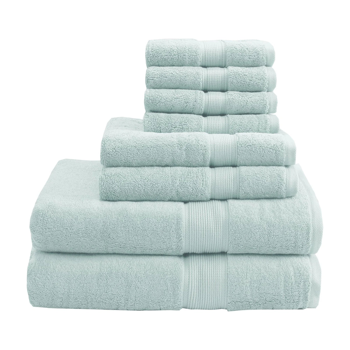 100% Cotton 8-Piece Towel Set F829