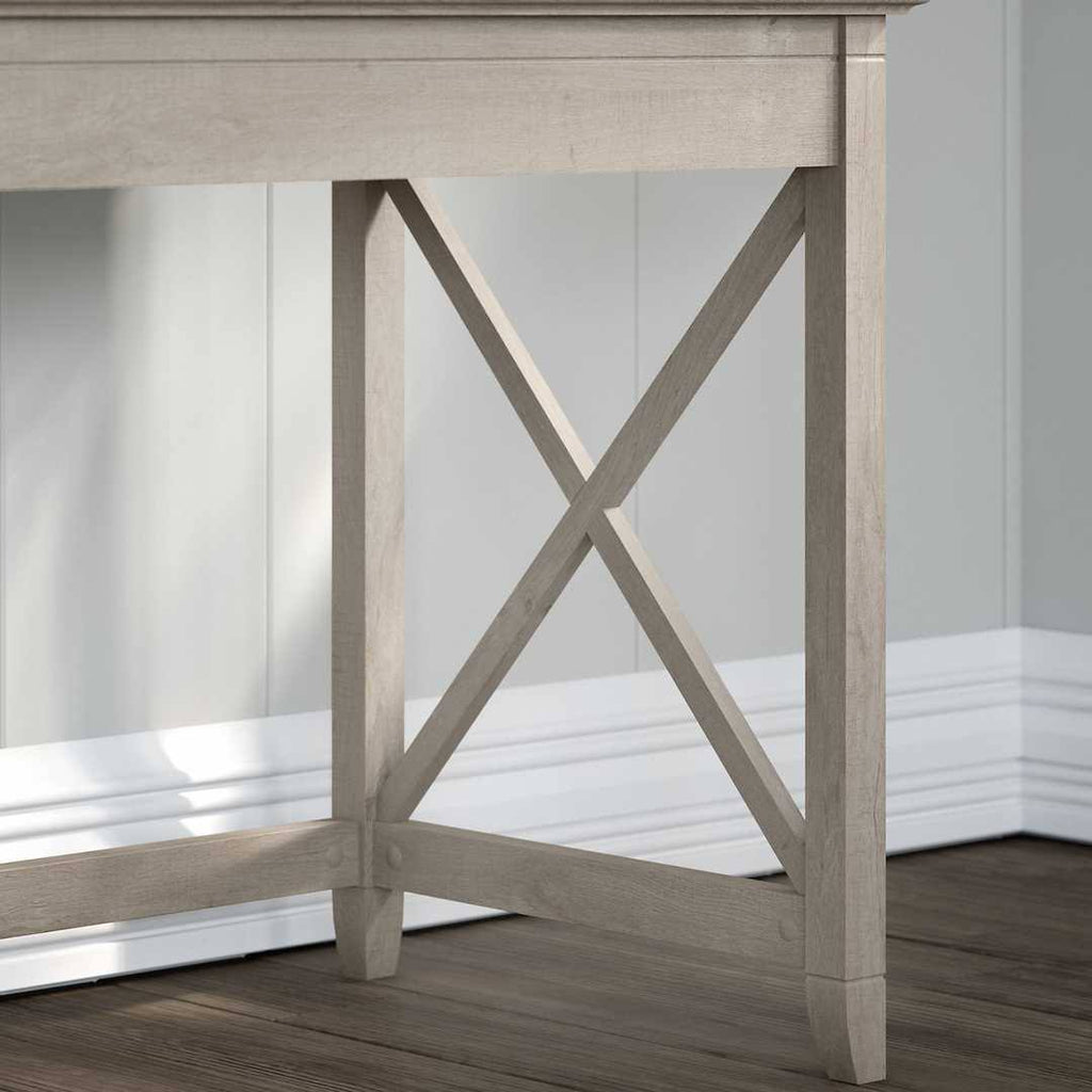 60W L Shaped Desk, Cape Cod Gray D609