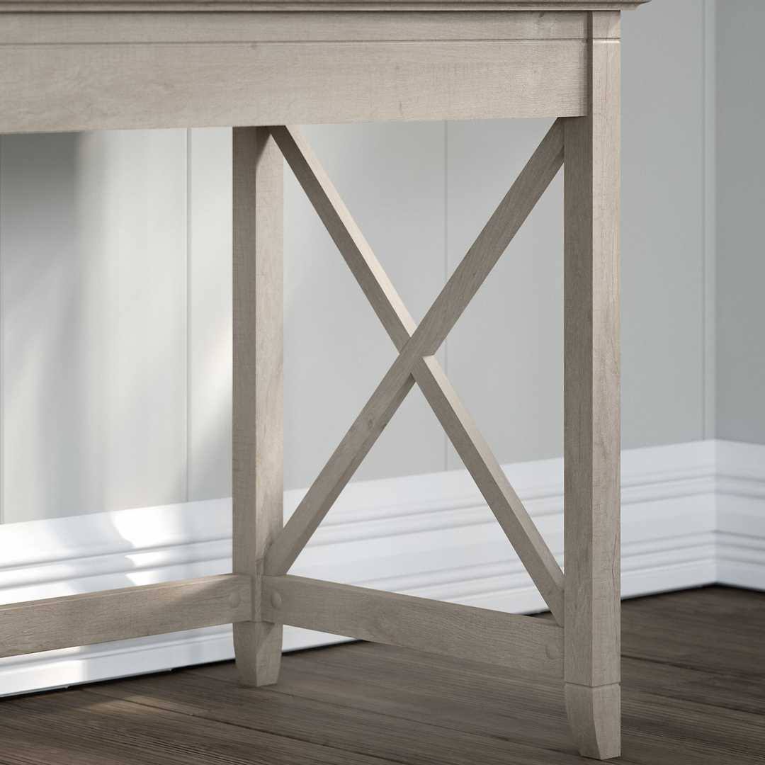 60W L Shaped Desk, Cape Cod Gray D609