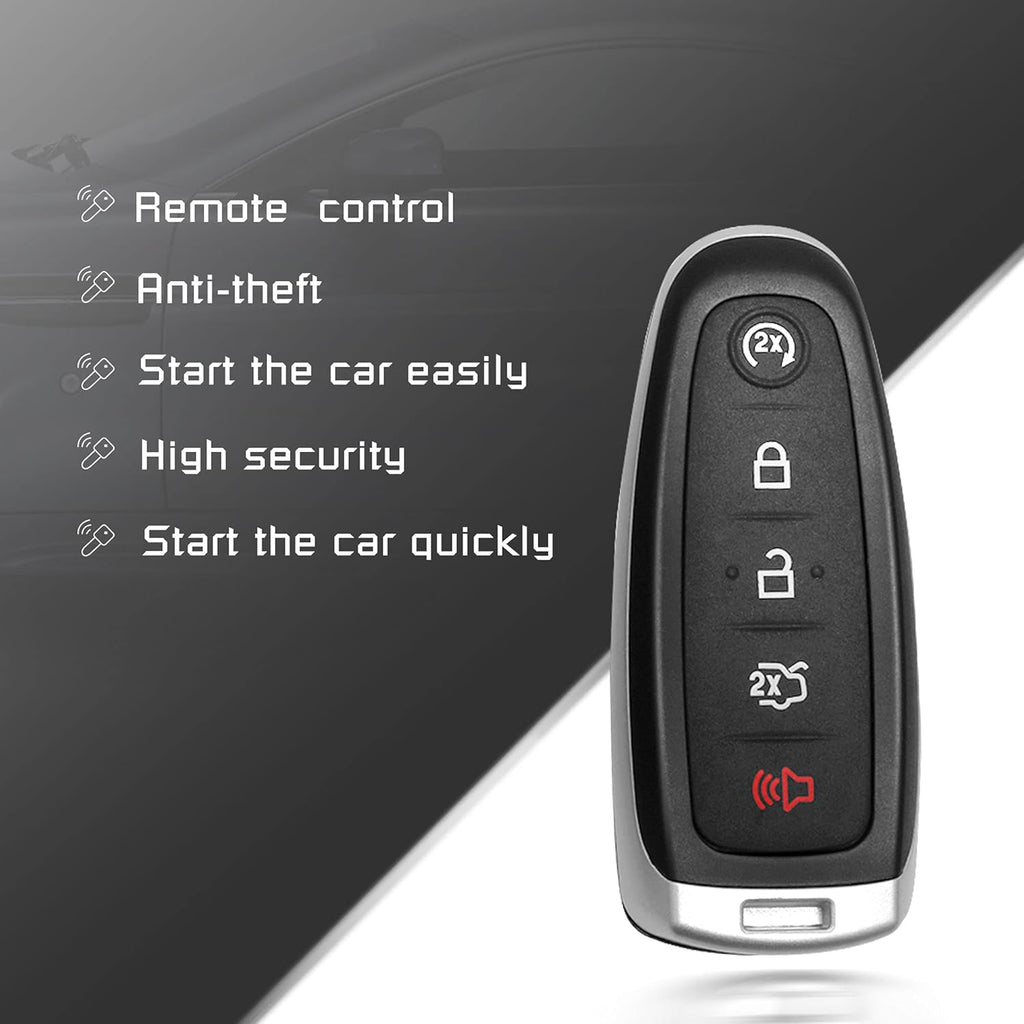 Keyless Entry Remote Car Key Fits for Ford Edge Explorer Flex Taurus Focus Lincoln MKT MKX MKS Navigator O62784