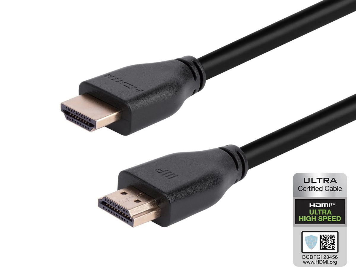 8K HDMI 2.1 Cable 10 Feet Black F9377