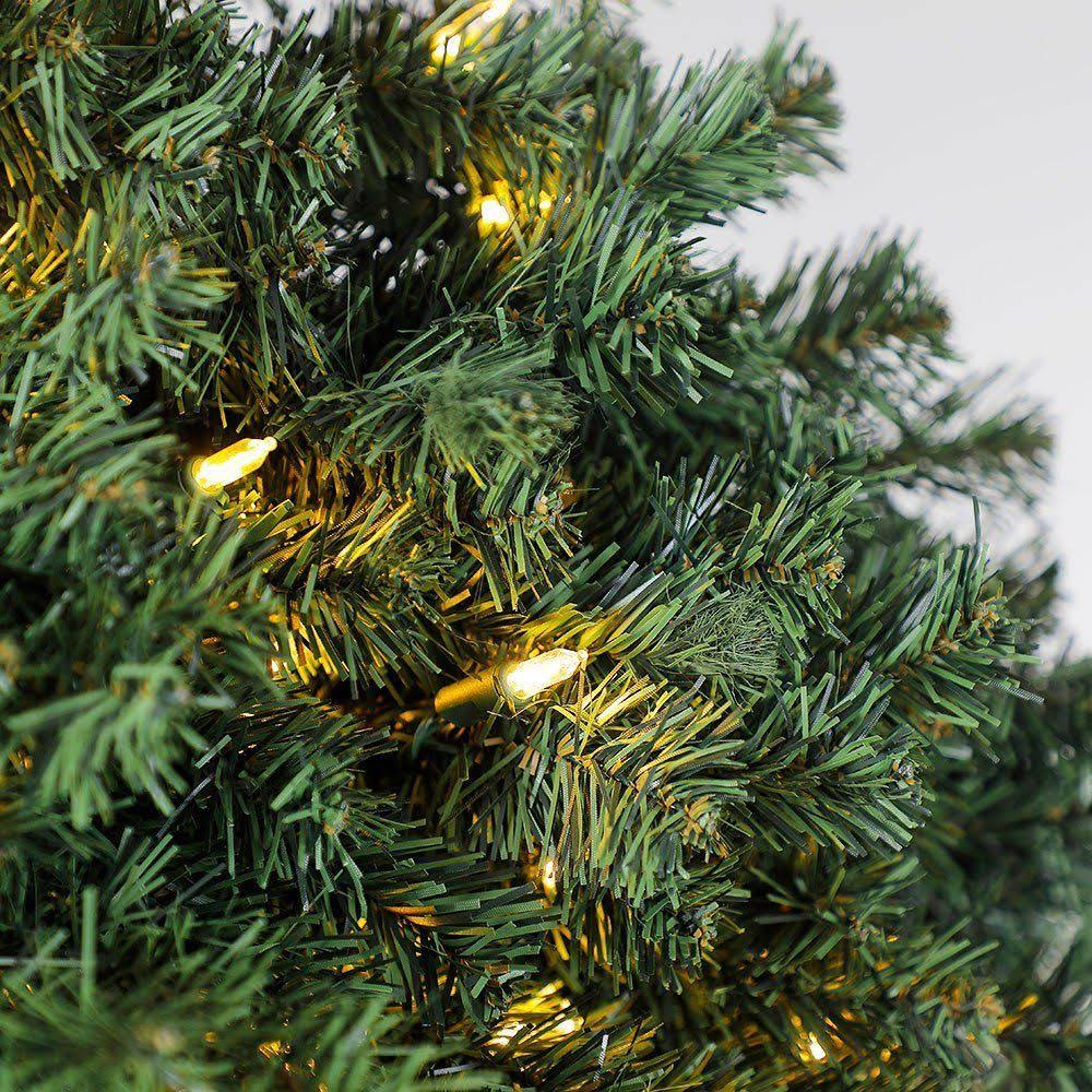 60 Inch Clear & Color Changing LED Lit Christmas Wreath V576