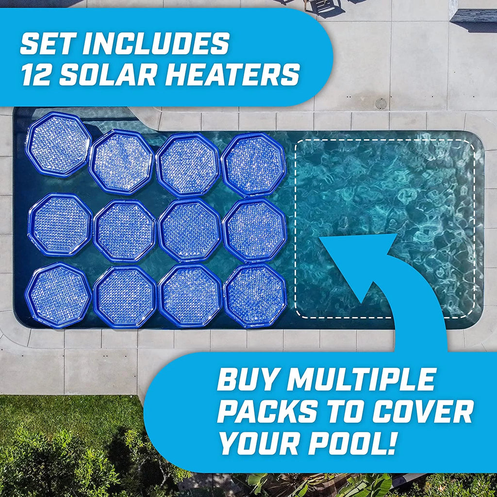 Inflatable Solar Pool Heaters 12 Pack T72345