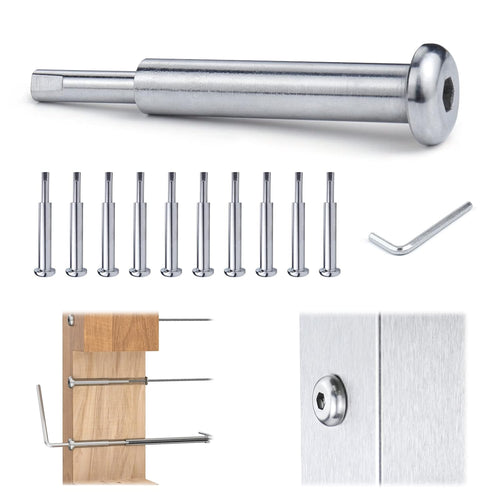 10Pair Cable Railing Kit Invisible 1/8 Swage Tensioner T316 Stainless Steel S957